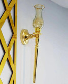 شمعدان دیوارکوب استیل