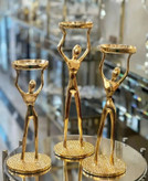 شمعدان رومیزی بالرین سه سایز