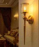 شمعدان دیوارکوب استیل