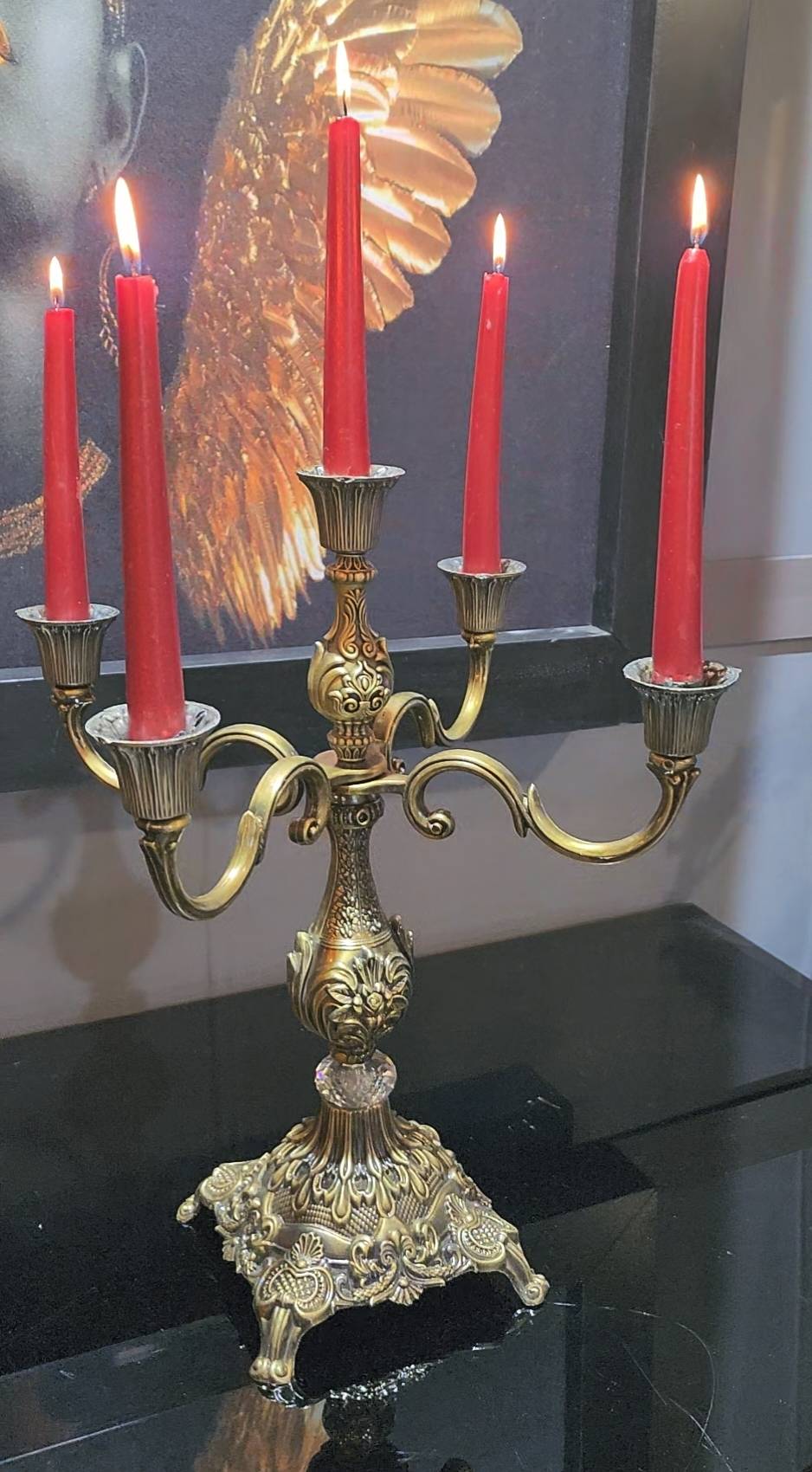 شمعدان پنج شعله آنتیک