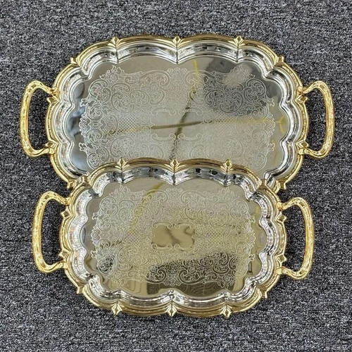 سینی وارداتی ۲سایز استیل ۶۹۲۳