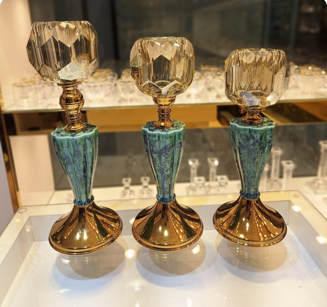 شمعدان ۳سایز رومیزی