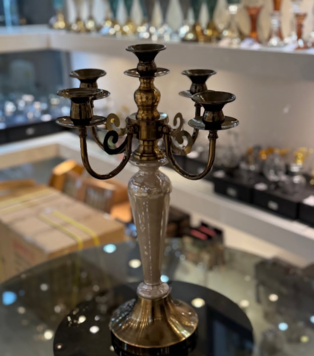 شمعدان پنج شعله رومیزی