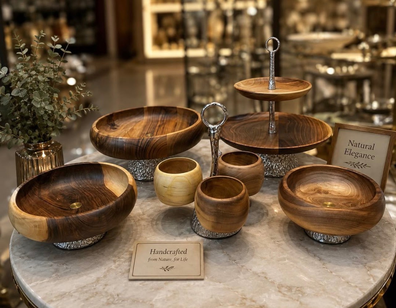 سرویس پذیرایی چوب گردو