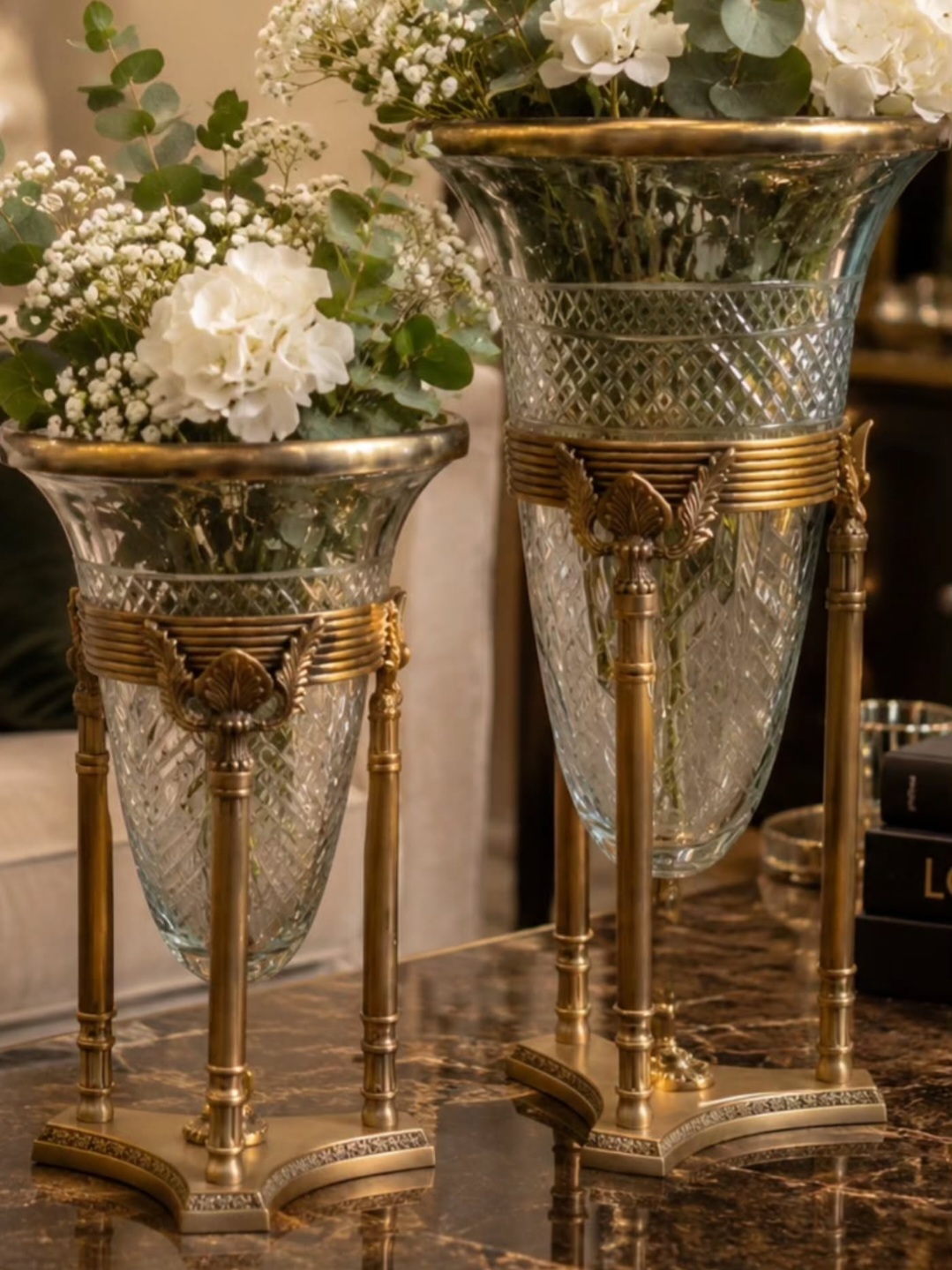 گلدان لاکچری تمام برنج وارداتی
